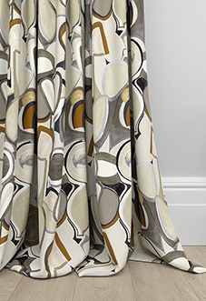 Pop, Cashew - Made to Measure Curtains